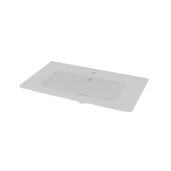 Under-mount washbasin (countertop not needed!)