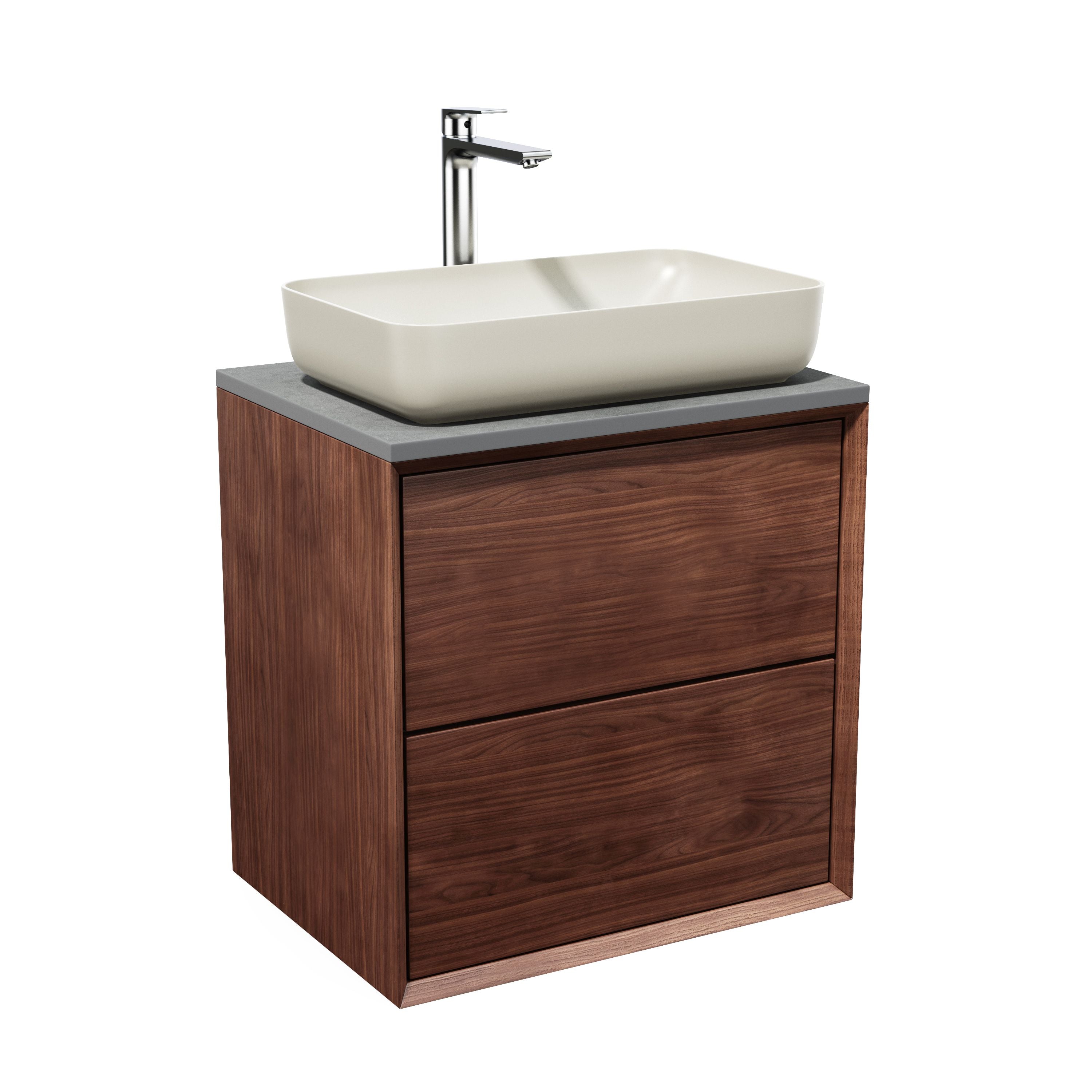 Solid walnut chest of drawers - Scandinavian design