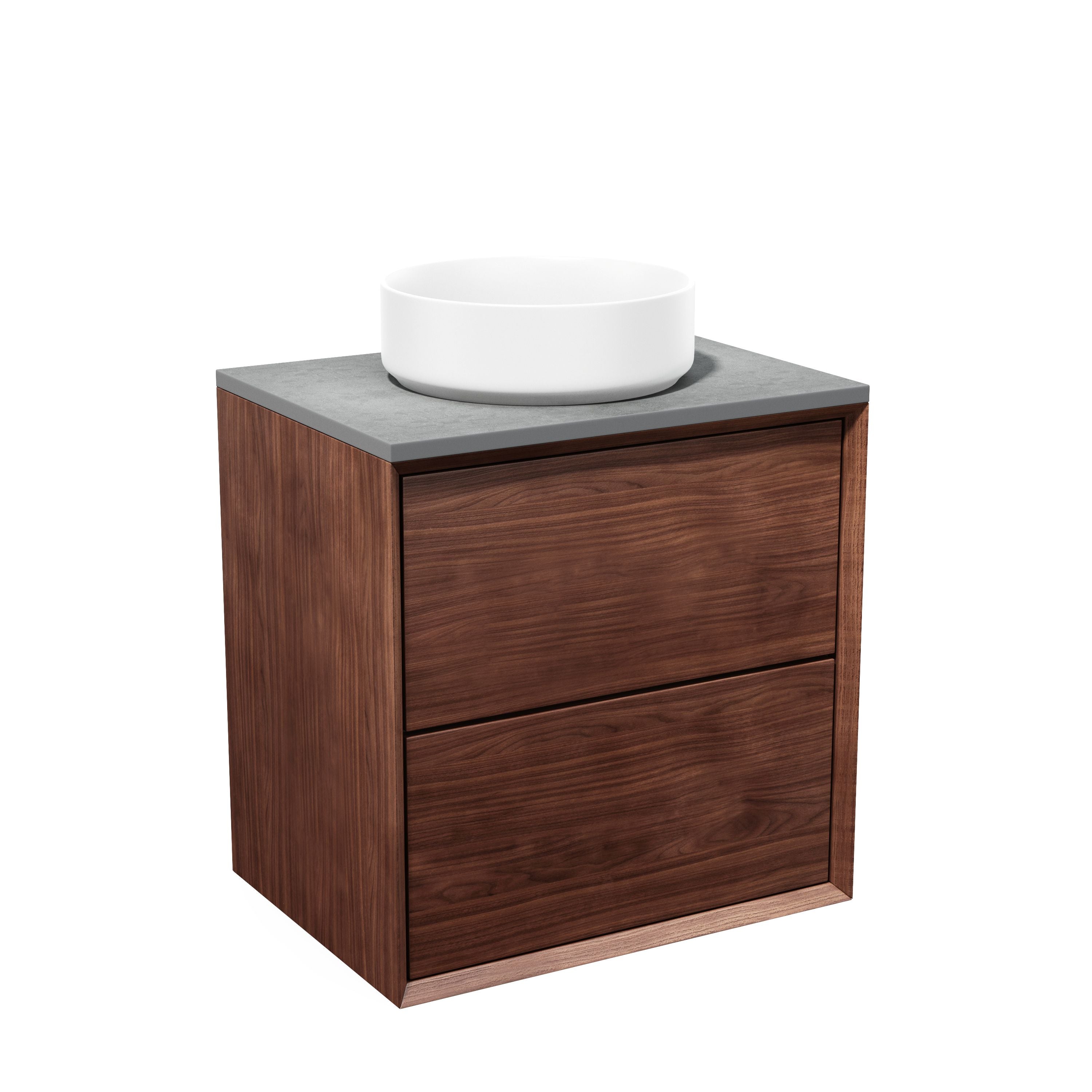 Solid walnut chest of drawers - Scandinavian design