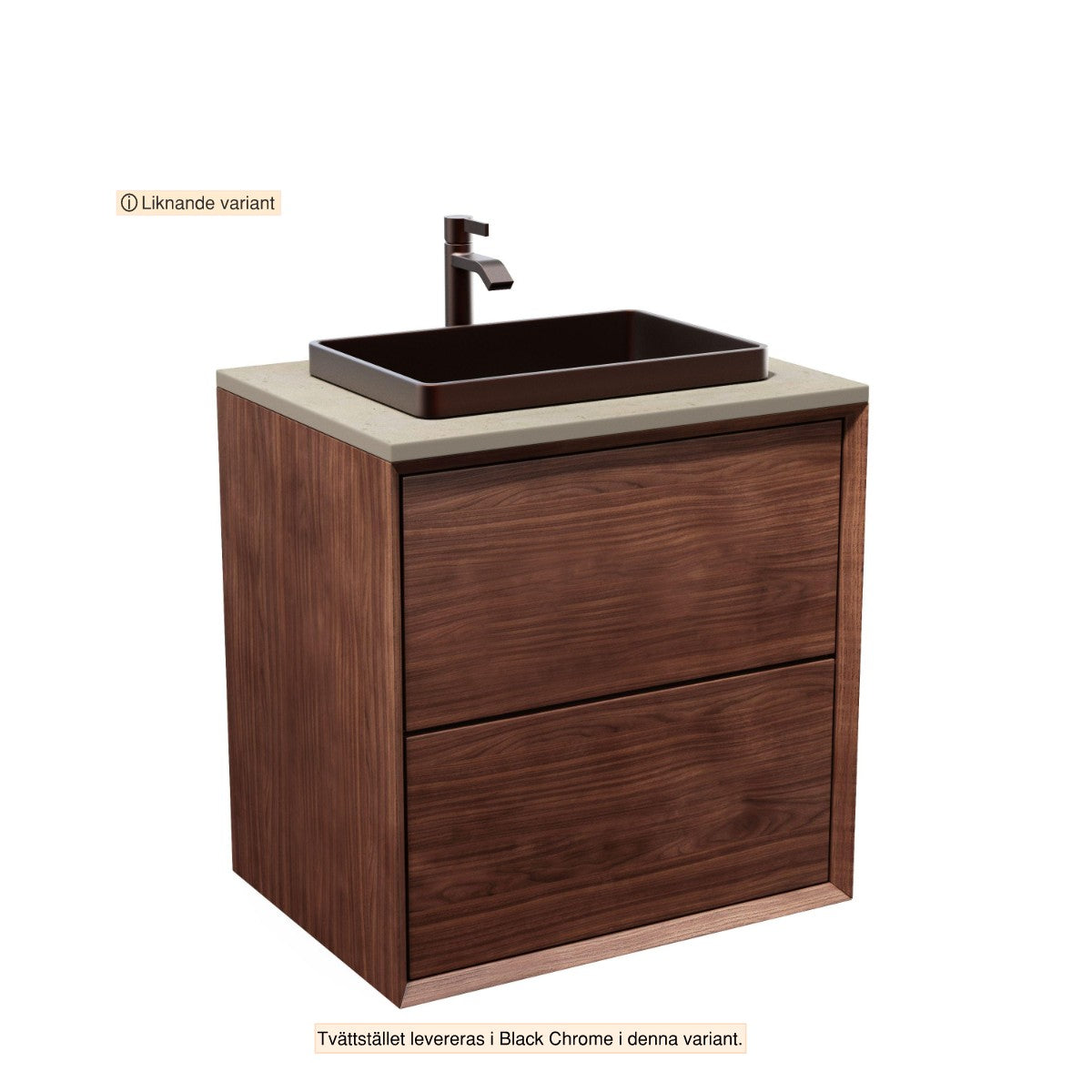 Solid walnut commode – Hotel-inspired design