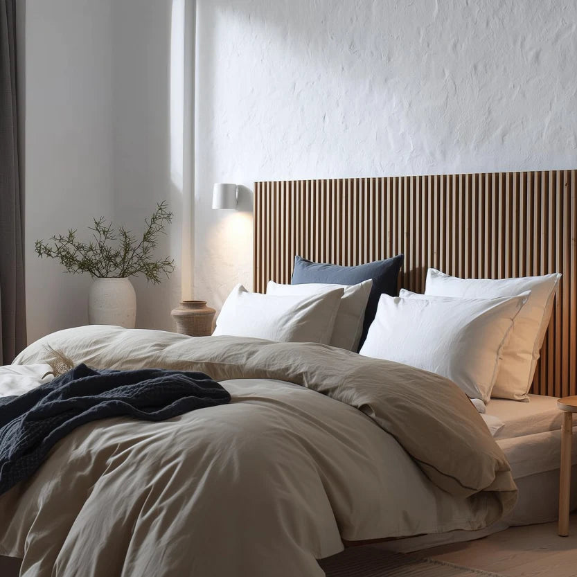 NYHET -  Sänggavlar av akustikpanel