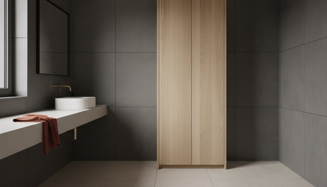 Högskåp i badrum i ek: En guide till tidlös design och massiv kvalitet