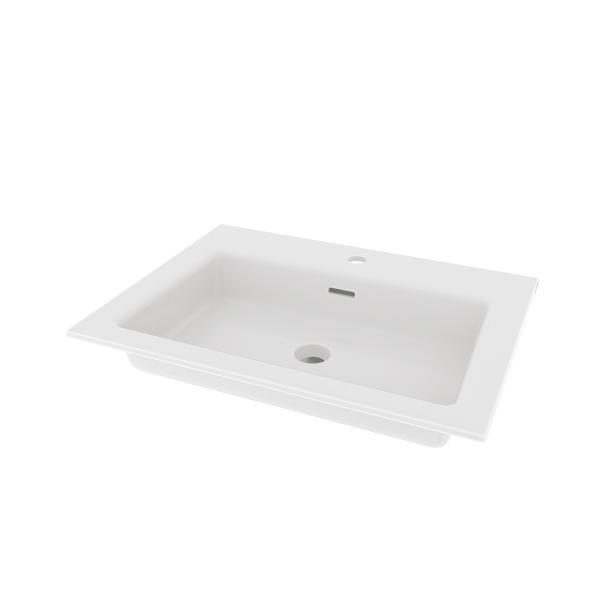 Under-mount washbasin (countertop not needed!)