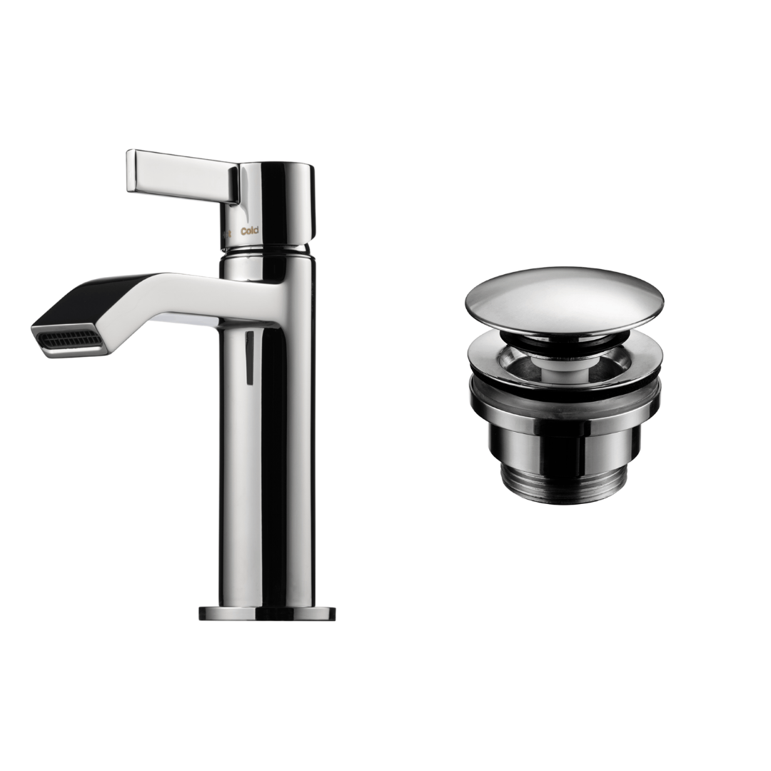 Mixer tap package for washbasin - Integrated washbasin